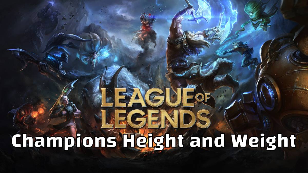 Champions Height and Weight