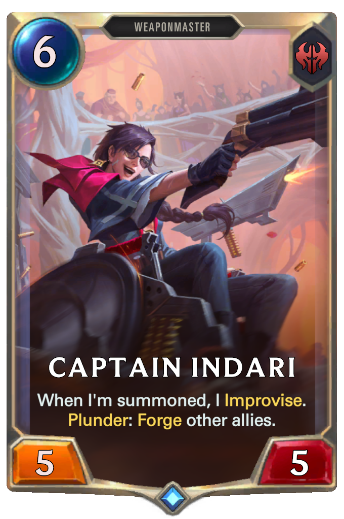 captain indari card
