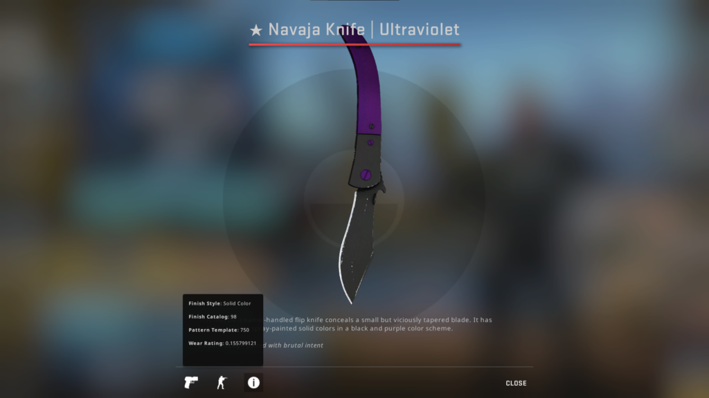  Navaja Knife Ultraviolet FT