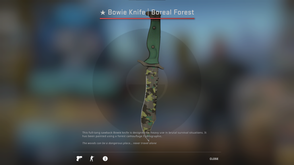 Bowie Kife Boreal Forest FT
