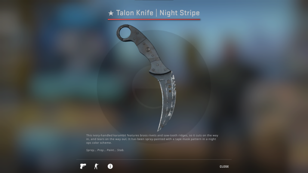 Talon Knife Stripe FT