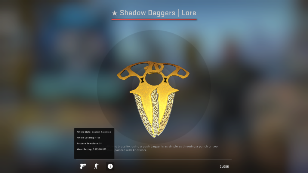 Shadow Daggers Lore FT