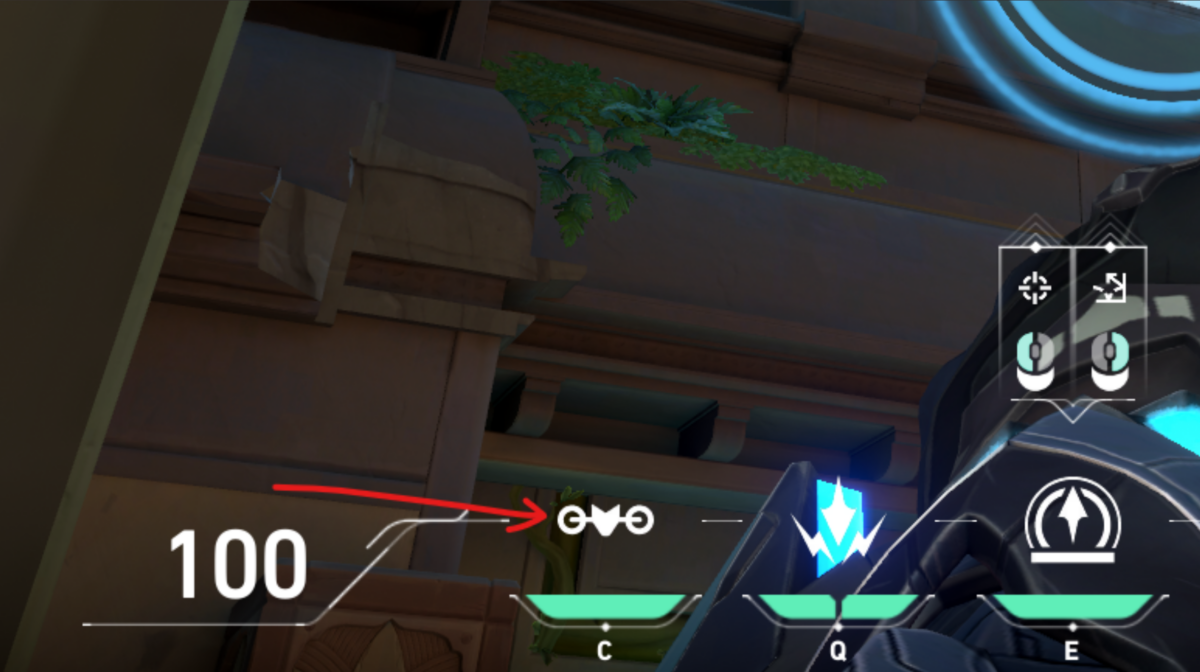 PLACE THE LEFT DRONE CIRCLE ICON AT THE EDGE SHOWN.